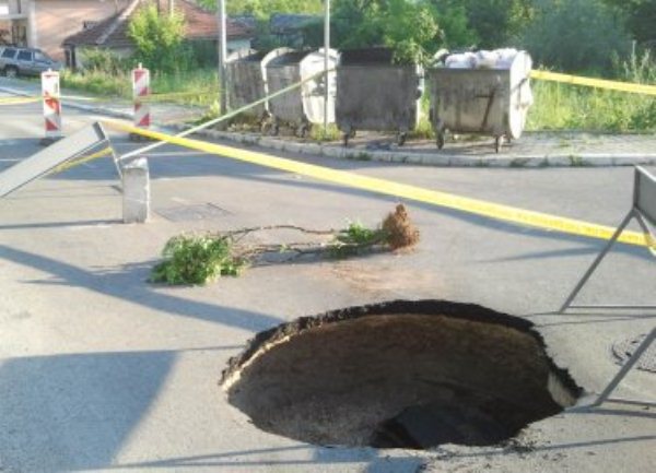 rupa na putu beograd