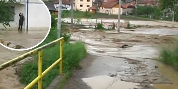 poplava u naselju Orahovica kod Gračanice