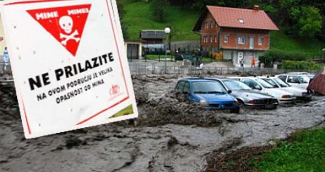 Voda donijela mine tamo gdje ih ranije nije bilo