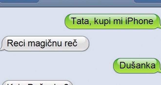 SMS poruka koja je apsolutni hit na Balkanu: Auu, kakvo samo neugodno iznenađenje za tatu