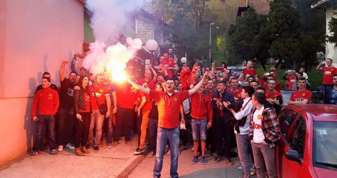 Ovako navijaju fanovi Manchester Uniteda iz BiH!