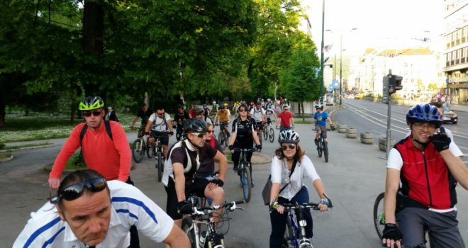 Biciklistička vožnja 'Kritična masa' danas u Sarajevu