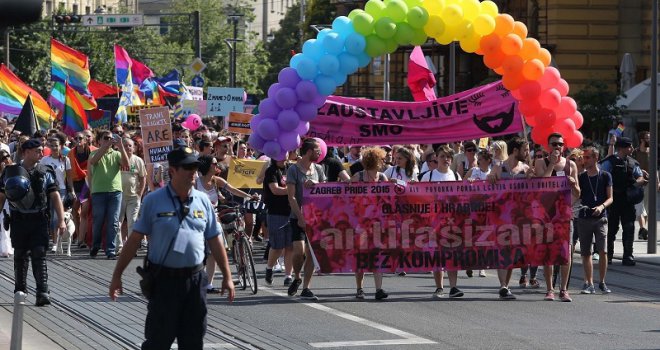 Ovogodišnji Zagreb Pride okupio preko hiljadu i po ljudi