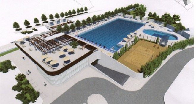 Na Dobrinji će se graditi sportsko-rekreacioni centar sa bazenom i terenom za odbojku