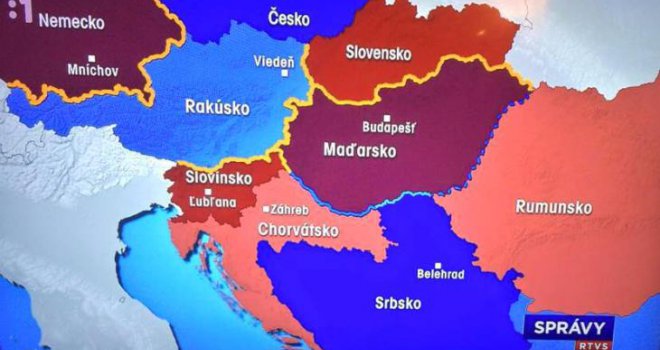Za državnu televiziju Slovačke država BiH ne postoji, ona je teritorija Srbije!