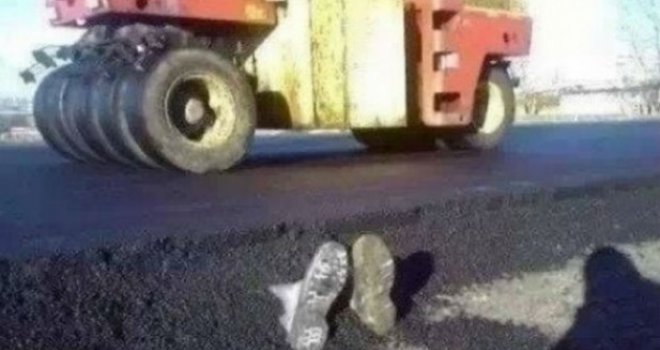 Putari ubili pijanca: Nisu vidjeli da je u rupi, pa ga asfaltirali!
