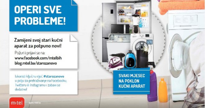 Nova godina donosi nove aparate: Osvojite veš mašinu u igri 'Staro za novo'!