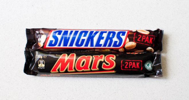 Sporne čokoladice 'Mars' i 'Snickers' povlače se s polica