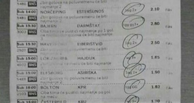 Sretni tiket: Banjalučanin uložio 1,2 KM i dobio preko 13.000 maraka!