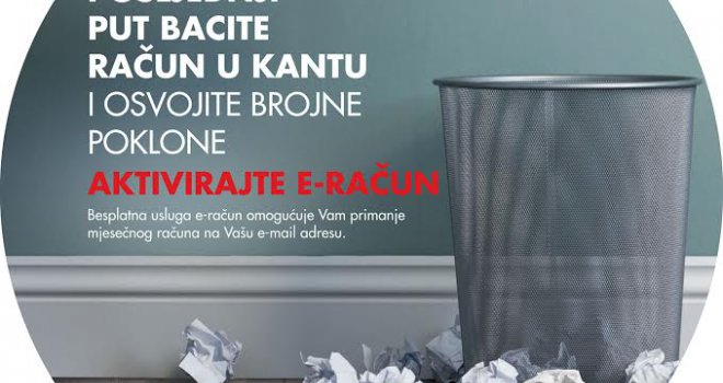 Budite ekološki osviješteni, aktivirajte e-račun