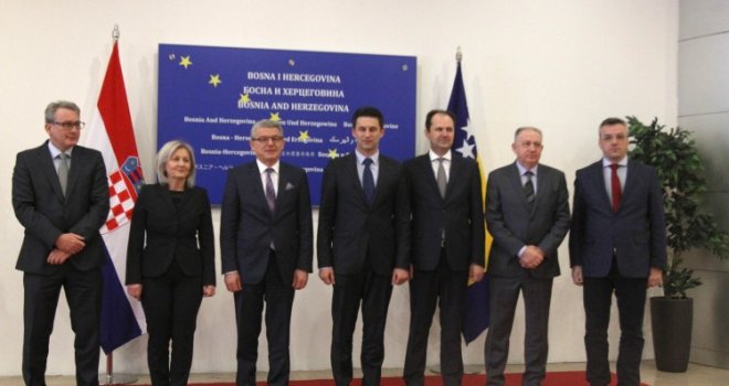 Bh. lideri dočekali predsjednika Hrvatskog sabora Božu Petrova:  BiH je ključ stabilnosti cijele jugoistočne Evrope