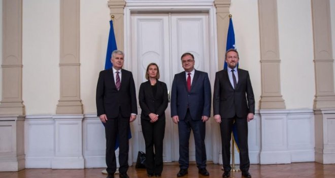 Predsjedništvo BiH s Mogherini: Zadržati pozitivan trend ka EU integracijama