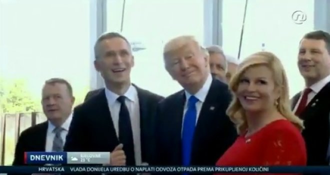 Mic po mic: Kako se hrvatska predsjednica na samitu NATO-a uspjela izboriti za mjesto tik do Donalda Trumpa?!