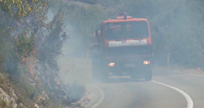 Aktivni požari na području Bileće, Trebinja i Gacka