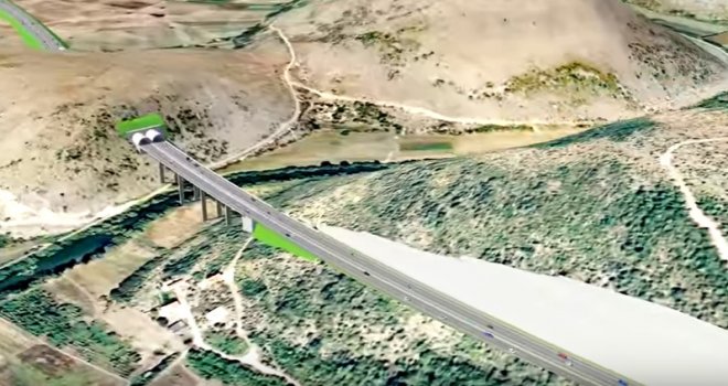 Tuneli, mostovi, petlja: Pogledajte detaljan prikaz dionice autoceste Mostar - Jug