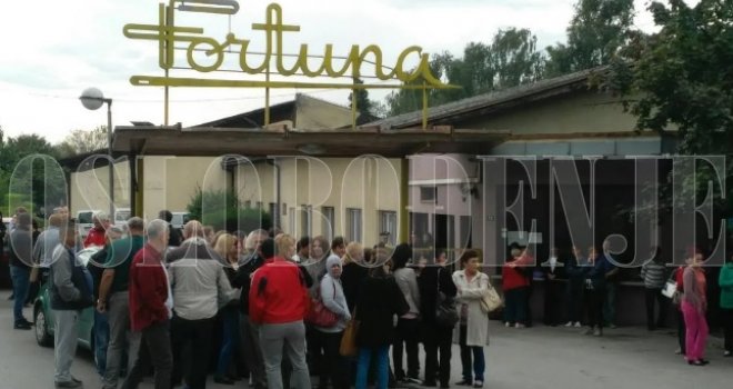 Radnici blokirali Fortunu i traže pokretanje proizvodnje kao u Diti