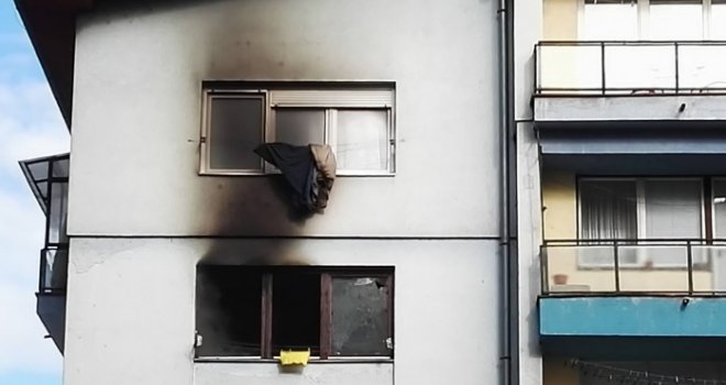 Jeziva tragedija u Sarajevu: U požaru na Grbavici izgorjela žena, u stanu pronađeno tijelo