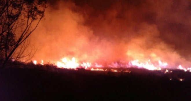 Gašenje otežano: Pogoršano stanje na požarištu na Treskavici