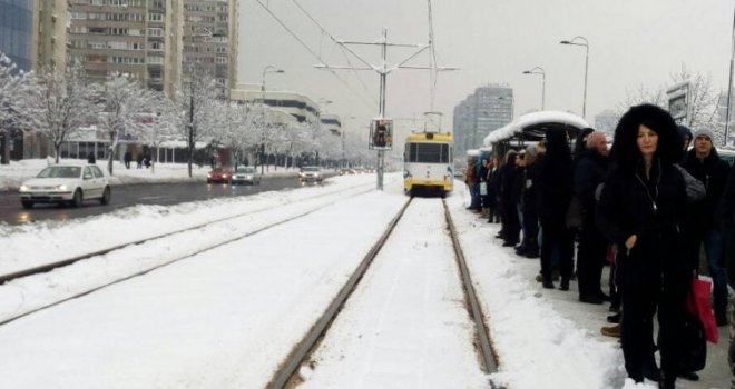 Tramvajski saobraćaj ponovo u funkciji, velike gužve u glavnom gradu BiH