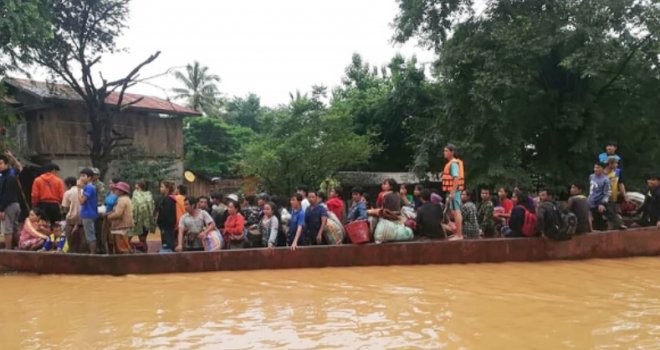 Srušila se brana u izgradnji u Laosu, na stotine nestalih, poplave odnijele brojne kuće