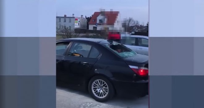 Bosanac u Austriji lopatom zetu uništio parkiranog BMW-a jer mu je varao kćerku?!