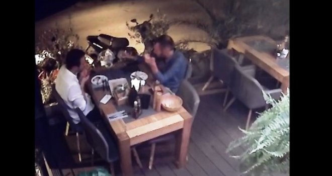 Bezobrazluk na Jadranu, sve snimile kamere: Najeli se, napili pa pobjegli iz restorana, a račun nisu platili...