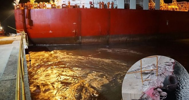 Tanker udario u pristanište i razvalio dok: Nijedan brod više ne može isporučiti naftu, a to će osjetiti i BiH