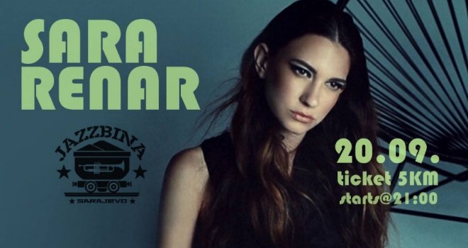Ne propustite: Večeras u Jazzbini poznata zagrebačka kantautorica Sara Renar