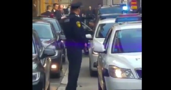 Policijska pratnja i žestoko osiguranje: Pogledajte kako je Milorad Dodik dočekan u 'teheranskom' Sarajevu