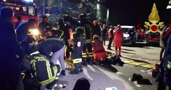 Stampedo u noćnom klubu u Italiji: Šestoro mrtvih i 120 povrijeđenih - šta je izazvalo paniku nakon koje je počeo pakao? 