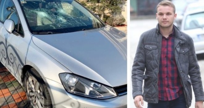 Drašku Stanivukoviću uništen auto: U šoku sam, prvi put da nemam komentar!
