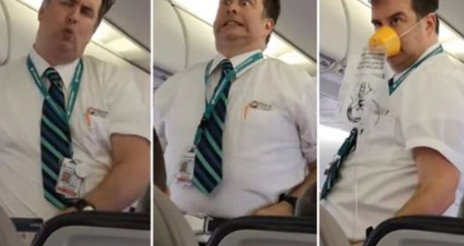 Stjuard u avionu priredio urnebesan šou putnicima, svi su 'popadali od smijeha': 'Ovo nisam vidio za 61 godinu života!'