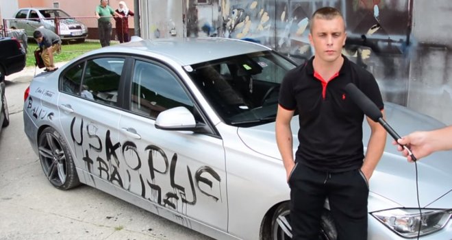 Ovo je Adis Pokvić koji je ispisao grafite, a evo i šta je govorio za medije: 'Kukavički, katastrofa...'