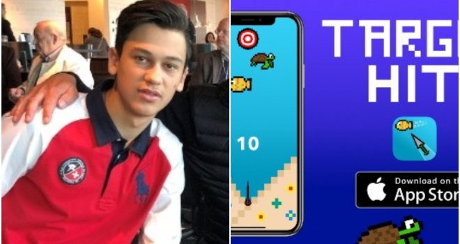 Bilal Drndo, srednjoškolac iz Sarajeva, kreirao igricu Target Hit! koja je besplatno dostupna na Apple App Store-u