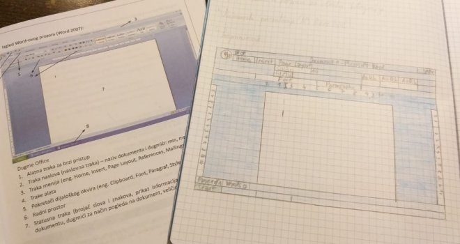 Obrazovanje u BiH: U sedmom razredu osnovne škole učenici za zadaću crtaju program Word!