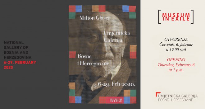 Otvorenje izložbe čuvenog Miltona Glasera 6. februara: Dva puta je kreirao postere za Sarajevo...