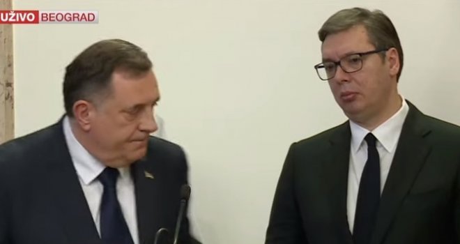 Vučić: Nisam kukavica ni plašljivac, ali najveći uspjeh Srbije je da se sačuva mir! Dodik: Pređena je crvena linija!