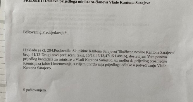 Nenadić Skupštini KS dostavio prijedlog kandidata za ministre: Koja dva imena su otpala?