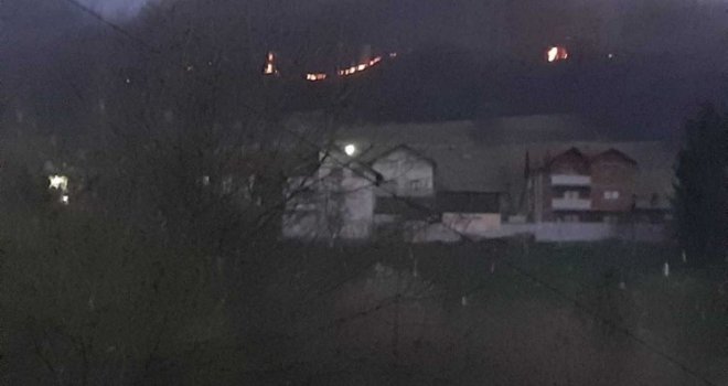 Požar u Ugorskom približio se kućama, građani ne smiju izaći zbog policijskog sata