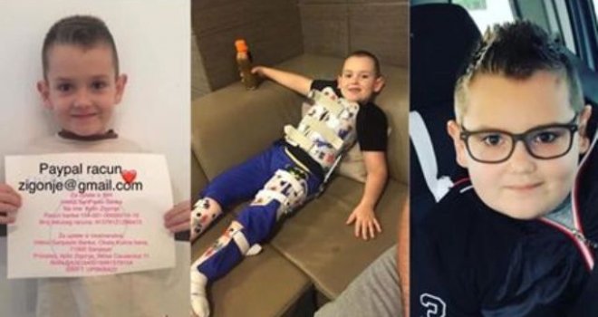 Lavovska borba dječaka Ajdina Žigonje da stane na svoje noge: Nakon tri teške operacije, ostale su još dvije...