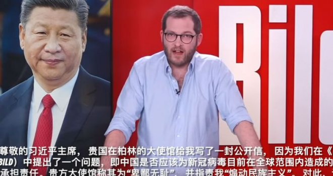Urednik najtiražnijih njemačkih novina dobio opomenu iz Ambasade NR Kine, uslijedila žestoka reakcija: 'Dragi predsjedniče Xi...' 