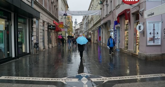 Ne očekujte razvedravanje i ponesite kišobran: Vrijeme do kraja dana u BiH ne obećava
