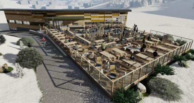 Ovako će izgledati renovirani restoran Benetton na Bjelašnici, a novi vlasnik otkriva još neke detalje... 
