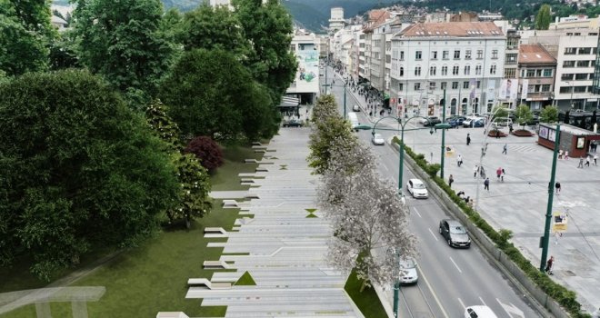 Bh. prijestolnica dobija Pješačku zonu – Sarajevski ćilim: Od popularne 'Hippy klupe', kroz cijeli park, pa do Alipašine...