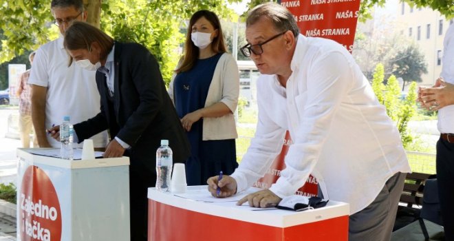 Pao potpis: SDP i Naša stranka skupa na izborima u Mostaru