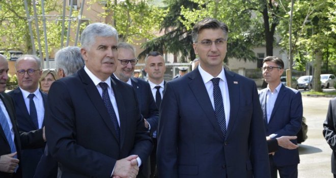 Predsjednik hrvatske Vlade Andrej Plenković danas u Mostaru
