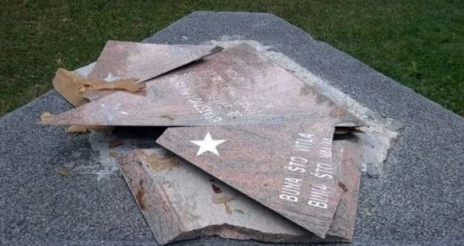 UABNOR: Uništen partizanski spomenik, ovo je zločin prema kulturno-historijskom blagu Bugojna i BIH
