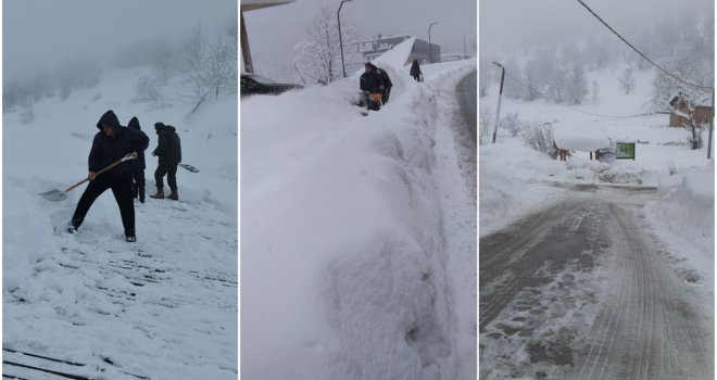 Borba sa snijegom u BiH: Prijetila je potpuna paralizacija života, snježni nanosi iznad 169 cm
