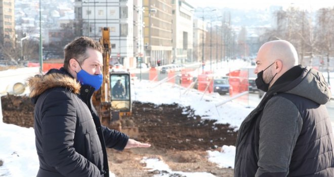 Ministar Šteta obišao gradilišta na Prvoj i Devetoj transverzali: Radovi se na nekim gradilištima odvijaju sporije nego što je predviđeno