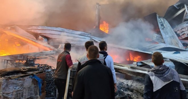 U požaru na Ilidži nije bilo povrijeđenih, pričinjena materijalna šteta